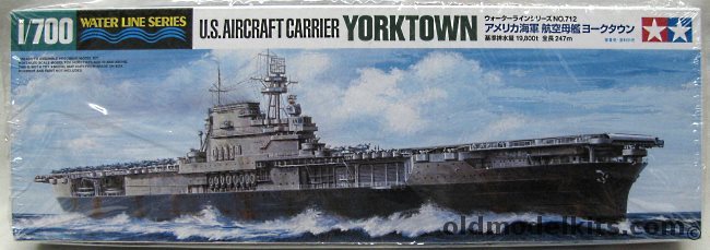 Tamiya 1/700 USS Yorktown CV-5 Aircraft Carrier, 31712 plastic model kit